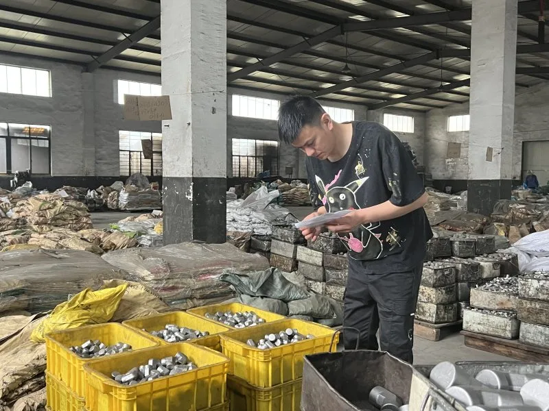 Blanks into warehouse